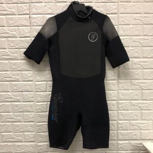 Seavenger Navigator Women's Black Shorty Wetsuit scuba snorkeling surfing size L